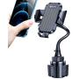 [13in Upgraded Version] VICSEED Cup Holder Phone Mount [Thick Case & Big Phone Friendly] Cup Phone Holder for Car, Sturdy Stable Adjustable Gooseneck Cup Cradle Mount Compatible with All Mobile Phones