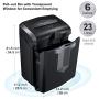 Bonsaii C149-C Heavy Duty 18- Sheet Shredder and 50 Shredder Bags