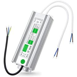 SHNITPWR 150W LED Power Supply 12V Waterproof IP67 LED Driver AC/DC Adapter Converter, AC 110~260V to DC 12 Volt 12.5A Low Voltage Transformer for Outdoor Lighting LED Advertising Display CCTV Camera