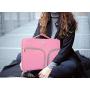 HESTECH Chromebook Case,11.6''-12.5 inch Water Repellent Polyester Protective Laptop Sleeve Bag Handle Front Pockets Acer/HP Stream/Samsung/Microsoft Surface Pro 7/3/4/5/6,Pink