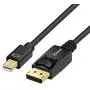 Moread Mini DisplayPort to DisplayPort Cable, 6 Feet, Gold-Plated Thunderbolt to DisplayPort (4K@60Hz, 2K@144Hz) Mini DP to DP Display Cable - Black