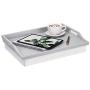 Rossie Home Lap Tray with Detachable Pillow, Serving Tray - Calming Gray - Style No. 76105