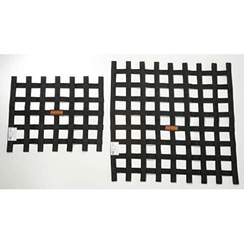 RaceQuip Race Car Window Net Ribbon Style SFI 27.1 Certified Black 18H x 21W 726004