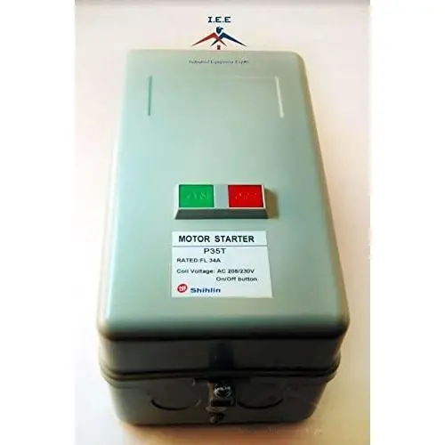 5 HP Single Phase Magnetic Starter Motor Control, Shihlin P30TPB, 28 Amp, 230V