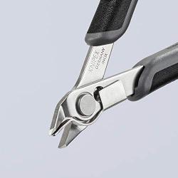 KNIPEX - 78 13 125 ESD Tools - Electronics Super-Knips, INOX Steel, ESD (7813125ESD), 5-Inch with Lead Catcher