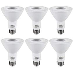 TORCHSTAR PAR30 Dimmable LED Spotlight Bulbs, Long Neck, CRI90+, 12W (75W Eqv.), UL & Energy Star Listed, E26 Standard Base, 840Lm, 3000K Warm White, for Recessed Trim Lighting, Track Light, Pack of 6