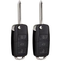 ECCPP Replacement fit for Uncut 315 MHz Keyless Entry Remote Key Fob Ford/Lincoln/Mercury/Mazda Tribute Series CWTWB1U212 CWTWB1U331 CWTWB1U345 GQ43VT11T (Pack of 2)