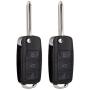 ECCPP Replacement fit for Uncut 315 MHz Keyless Entry Remote Key Fob Ford/Lincoln/Mercury/Mazda Tribute Series CWTWB1U212 CWTWB1U331 CWTWB1U345 GQ43VT11T (Pack of 2)