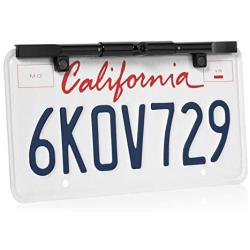 BOYO VTL425TJ - Ultra Slim Bar-Type License Plate Backup Camera with Active Parking Lines (Black)
