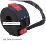Left Switch Assembly for 50cc 70 cc 90cc 110 cc 125cc 150cc ATVs Quad 4 Wheelers Taotao SunL Coolster