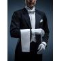 G & F Products 100% White Cotton Marching Band Parade Glove Formal Dress Gloves Service Gloves Inspection Gloves, Sold by Pair (2Piece), Size X-Large, 7588XL-pair