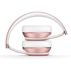 Beats Solo3 Wireless On-Ear Headphones - Apple W1 Headphone Chip, Class 1 Bluetooth, 40 Hours of Listening Time, Built-in Microphone - Rose Gold (Latest Model)