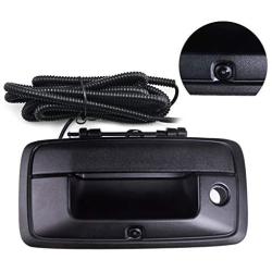 Chevy Silverado and GMC Sierra Rear View Camera Backup Tailgate Handle Camera for Silverado 1500 / Sierra 1500 Fit for Year 2014-2015,Tailgate Door Handle Replacement Camera(Color: Black)