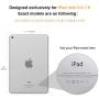 MoKo Case Fit New iPad Mini 5 2019 (5th Generation 7.9 inch), Slim Lightweight Smart Shell Stand Cover with Translucent Frosted Back Protector, with Auto Wake/Sleep - Gold