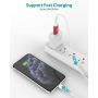 USB C to USB Adapter,NIMASO USB C to USB 3.0 Adapter, USB A to C Adapter 5Gbps Sync Fast Charging Audio Output Both Sides for iPhone 11,Airpods iPad,Samsung Note 10 S20 S20+ S9 S8,Google Pixel,Laptops