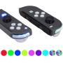 eXtremeRate 7 Colors 9 Modes Buttons Control Multi-Colors Luminated White Classical Symbols ABXY Trigger Face Buttons DFS LED Kit for Nintendo Switch Joy-Con Controller - Joycon NOT Included