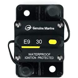 Circuit Breaker 30 Amp, Car Automotive Marine Boat Audio Circuit Breaker with Manual Reset, 12V-42VDC, Waterproof (30A)
