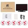 Retekess TD105 Restaurant Pager System,Wireless Caregiver Pager,Alert Button,Max 999,1 Voice Broadcast Receiver,5 Call Buttons for Cafe,Clinic,Hotel