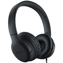 Kids Headphones, Mpow CHE2 Wired Headphones for Kids Teens, Children Headphones with Volume Limit, Foldable Adjustable On Ear Headphones for School, Travel, Compatible with Phones, Tablets, PC(Black)