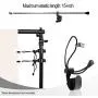 Emart Photo Video Studio 8 x 8 ft Backdrop Stand, Adjustable Photography Muslin Background Support System Kit with Carry Bag