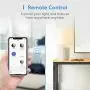 Meross WiFi Smart Plug Mini, 16 Amp & Reliable WiFi Connection Powered by Mediatek Chipset, Support Alexa, Google Assistant and SmartThings, Remote Control, Timer, Occupies Only One Socket, 4 Pack