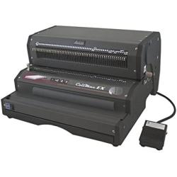 Akilies CoilMac-EX41+ Plus Coil Binding Machine, Electric Oval Hole Punch & Inserter 4:1