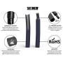 Dual Wall Adhesive Marine Heat Shrink - 10 Ft Roll - 1/2 Inch Diameter - Black
