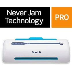 Scotch Brand Pro Thermal Laminator, Never Jam Technology Automatically Prevents Misfed Items, 2 Roller System, 9 inch (TL906) , White, Green