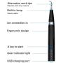 MSQL Portable Ultrasound Dental Scaler, USB Charging Tooth Calculus Remover, 5 Levels Intelligent Adjustment, with LED Light, for Calculus, Stains, Tartar,Blue