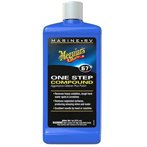 Meguiars M6732 Marine/RV One Step Compound, 32 oz