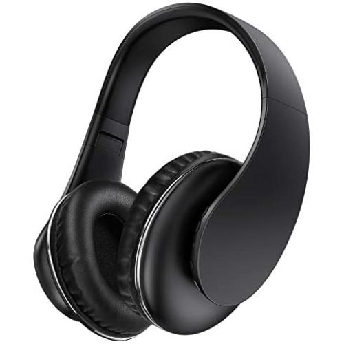 Wireless TV Headphones - Jelly Comb Over Ear Headsets with 2.4GHz RF Transmitter(Support Optical, 3.5mm AUX, RCA Audio Out), 100ft Wireless Range and Rechargeable 10 Hour Battery