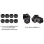 Thermaltake Pacific CL360 Max D5c Res/Pump 16.8 Million Color RGB (Alexa, Razer Chroma) Software Enabled Copper Radiator PETG Hard Tube Water Cooling Kit CL-W259-CU00SW-A