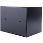 Digital Electronic Security Safe Box Fireproof Wall-Anchoring Safe Deposit Box for Money Jewelry Cash Batteries - US Stock (Black)
