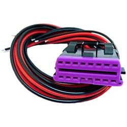 E-Car Connection 16-Pin Female Connector OBD2 Fixed Harness OBDII Assembled Plug Dash Port Wires (for Volkswagen Vehicles)