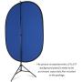 GSKAIWEN Reflector Backdrop Holder Clip and 8.5FT Light Stand, Reflector Background Clamp for Photo Studio Product and Portrait Photography