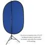 GSKAIWEN Reflector Backdrop Holder Clip and 8.5FT Light Stand, Reflector Background Clamp for Photo Studio Product and Portrait Photography