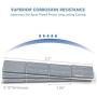 CKAuto 1/2oz, 0.5oz, Ultra Slim Low Profile, Grey, Adhesive Stick On Wheel Weights, 12 oz/ 4 lb/Box, OEM Quality, (24pcs)