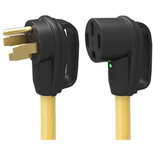 ParkPower 50ARVE10 Extension Cord with Handle and Indicator Light - 10, 50 Amp