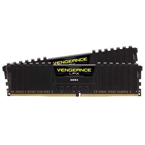Corsair CMK32GX4M2D3000C16 Vengeance LPX 32GB (2 x 16GB) DDR4 3000 (PC4-24000) C16 1.35V Desktop Memory Black