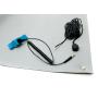 Bertech - 2059T-2x3GKT -2059T ESD High Temperature Mat Kit, 2 Feet Wide x 3 Feet Long x 0.08 Inches Thick, Gray, Includes a Wrist Strap and Grounding Cord, RoHS and REACH Compliant (Assembled in USA)