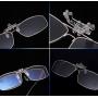 JENRICH Clip On Reading Glasses , Flip Up Clip HD Lenes Prevent Eye Strain , High Magnification Power Readers Reading Glasses for Men and Women Includes Glasses Case