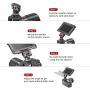 SMALLRIG Field Monitor Holder Mount with Cold Shoe for 5 inch and 7 inch Monitor, Swivel and Tilt - BSE2346