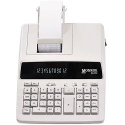 Monroe Systems for Business 6120X Genuine Monroe 12-Digit Print/Display Business Medium-Duty Calculator, Ivory