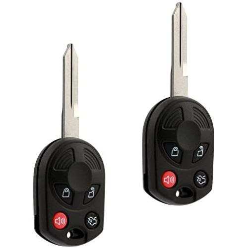 Key fits Ford Edge Escape Expedition Explorer Flex Five Hundred Focus Fusion Mustang Taurus Navigator Keyless Entry Remote Fob (OUCD6000022), Set of 2 - Guaranteed to Work