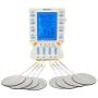 Electronic Muscle Stimulator EMS & TENS Tone-A-Matic TAMTEC Sport 4 Plus – 20 Adhesive Electrode Pads, 4 Channels, 8 Programs for Muscle Strength, Active Recovery, Pain Relief, and Toning