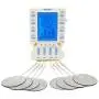 Electronic Muscle Stimulator EMS & TENS Tone-A-Matic TAMTEC Sport 4 Plus – 20 Adhesive Electrode Pads, 4 Channels, 8 Programs for Muscle Strength, Active Recovery, Pain Relief, and Toning