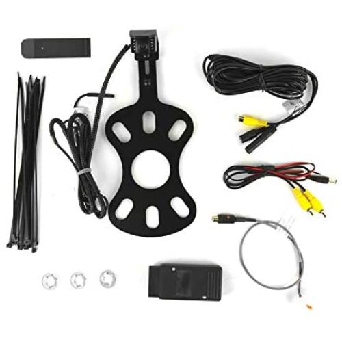 Brandmotion 9002-8857 Rear Vision System with Infrared Camera and Adjustable Bracket for 2007-2018 Jeep Wrangler JK with Factory Display