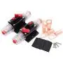 2 Pack Inline 150amp Circuit Breaker with Manual Reset Fuse Holder for Car Audio Marine Boat Stereo with Wire Lugs and Heat Shrink Tube