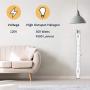 4 Pack Halogen R7S 118mm T3 300W Dimmable 4500lm J Type Linear Double Ended Floodlight Bulb 360° Beam Angle 120V R7S Base Warm White 2700K for Work, Security, Landscape Lights, Floor Lamps