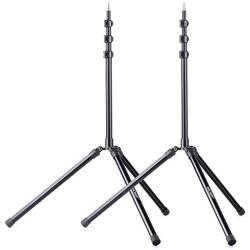 K&F Concept 2 Packs 79 inch/6.59 ft Aluminium Photo Studio Tripod Light Stands for Video HTC Vive VR, Portrait, Product Photography, Relfectors, Softboxes, Umbrellas, Backgrounds